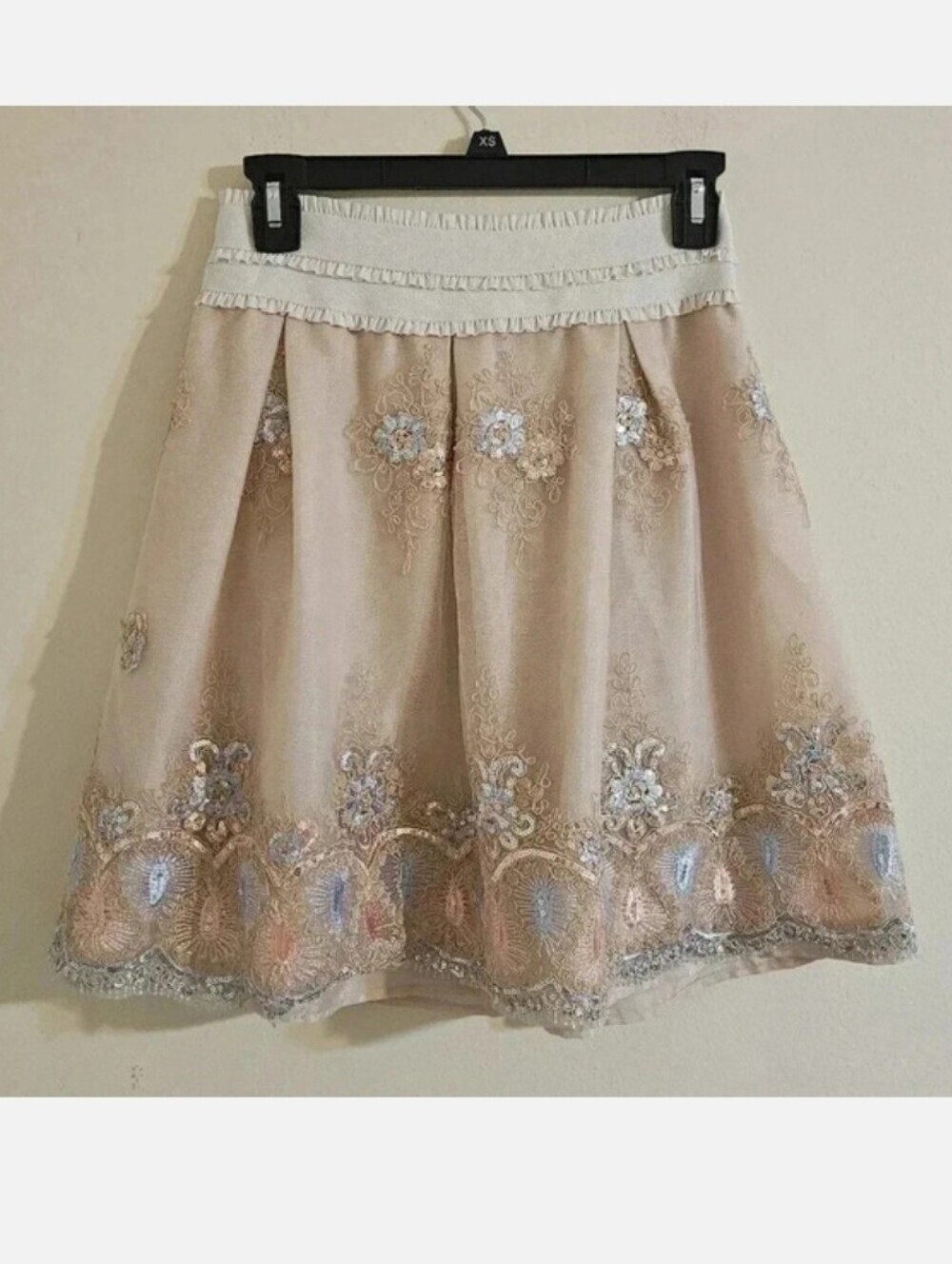 Wish by Angee Beaded Overlay Full Skirt